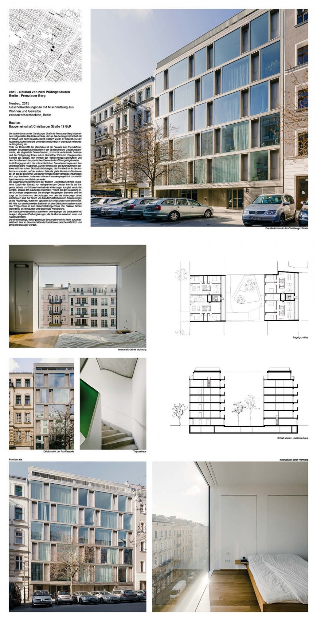 17 cb19 Neubau von zwei Wohngebäuden, Christburger Straße 19 BDA
